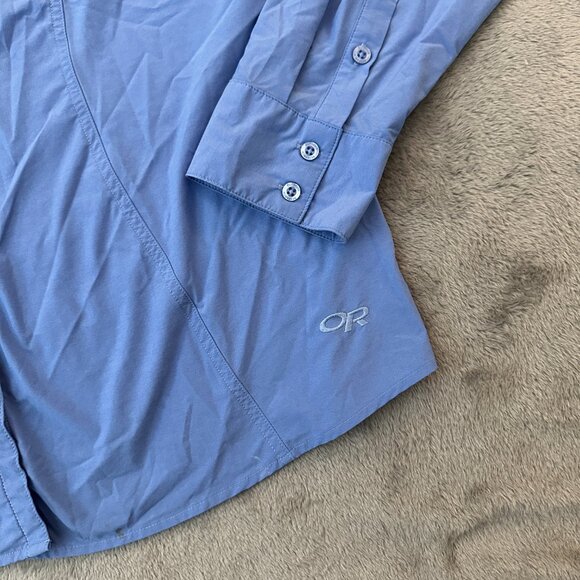 OR Outdoor Research Long Sleeve Wayward Shirt Women's XL Blue Outdoor Nylon - Picture 2 of 9